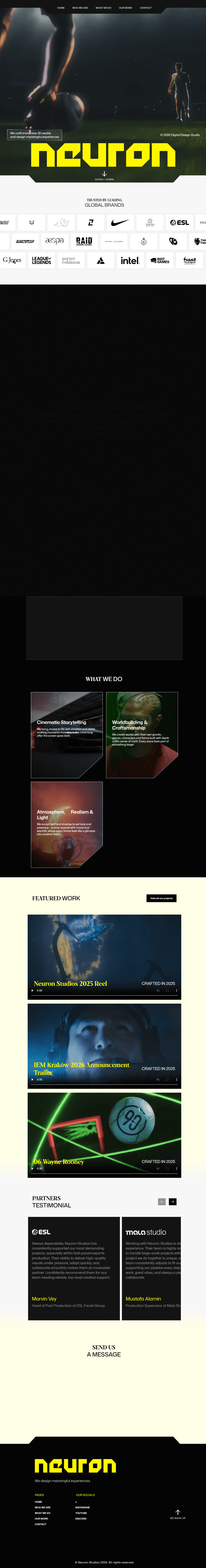 neuronstudios.org showcase