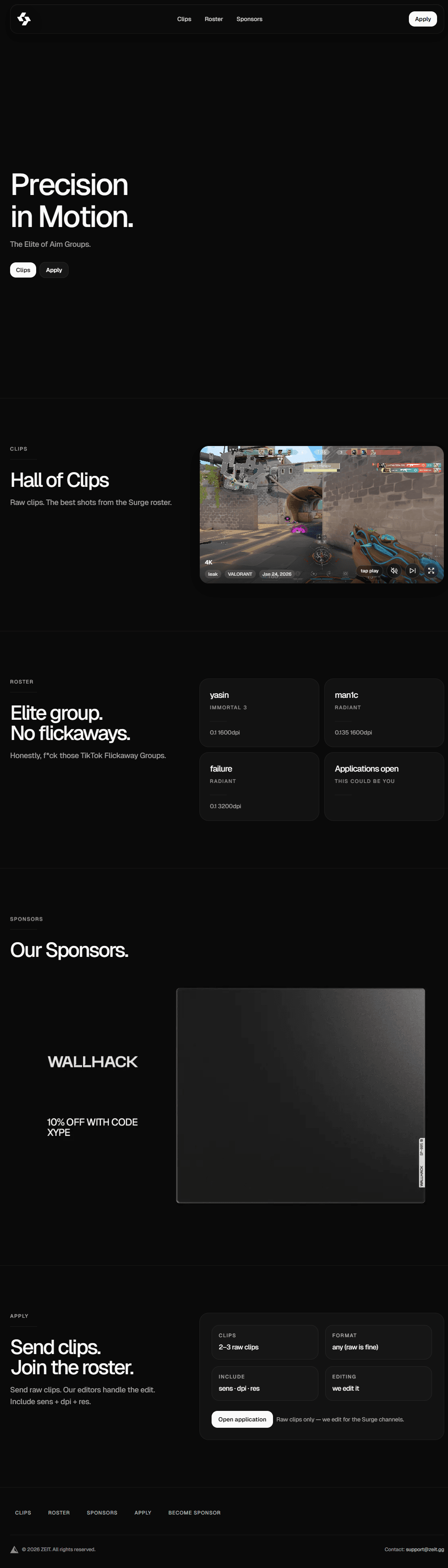 surgeaimers.com showcase